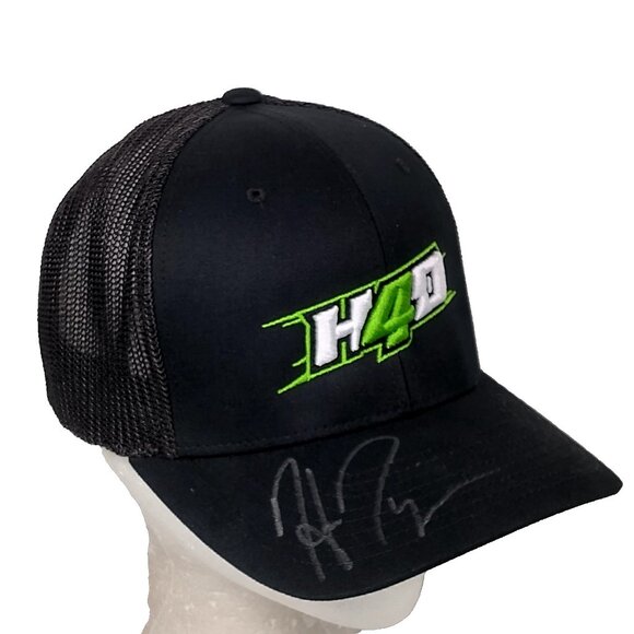 Hailie Deegan Cap Hat HD4 Black Autographed Signed Racing NASCAR Flex Fit Mesh - Picture 2 of 16